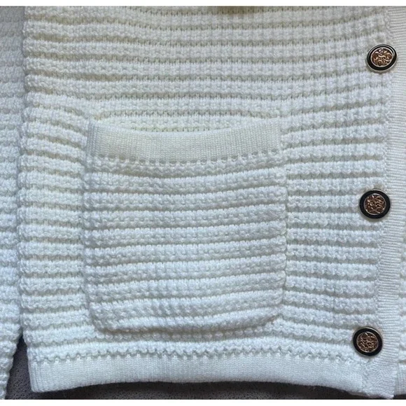 Pretty Garden Cream Button Up Cardigan US M - Picture 3 of 13